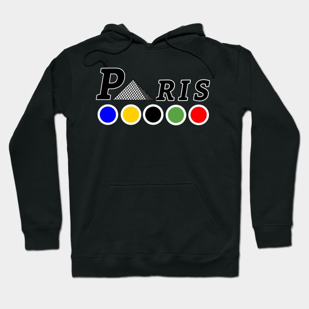 Paris olympique Louvre b Hoodie by Nicostore